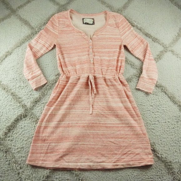 Anthropologie Saturday Sunday Sweatshirt Dress  Womens Small Pink - Picture 1 of 14